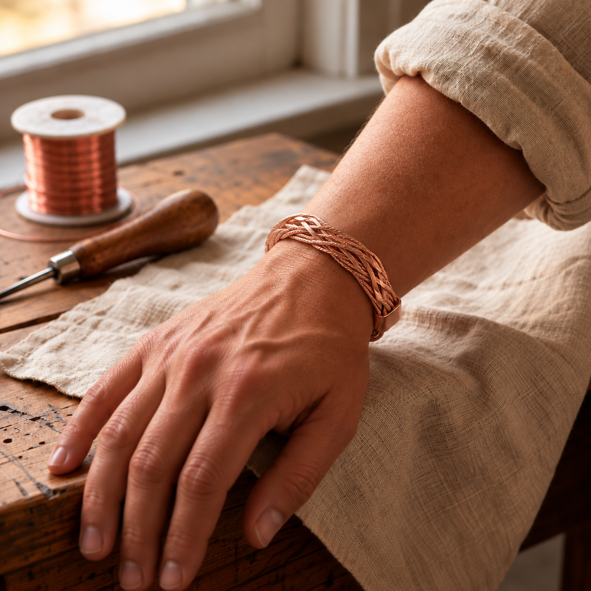 Copper Soul Yarrow Bracelet