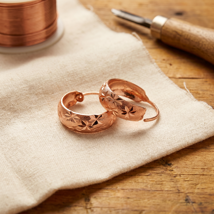 Copper Soul Dew Copper Earrings