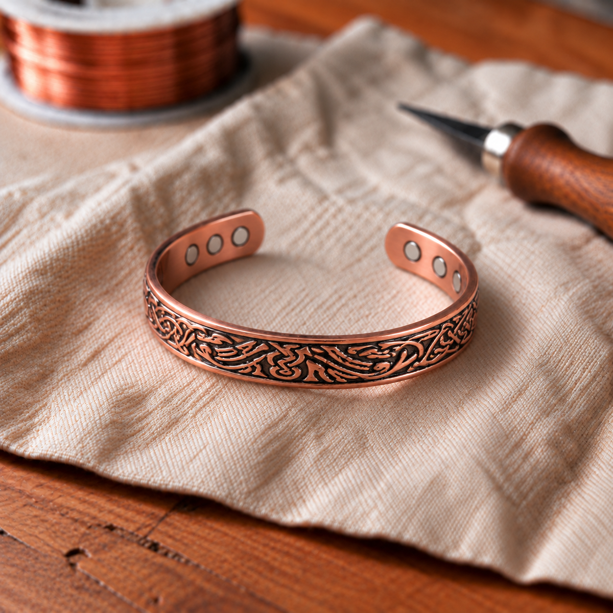 Copper Soul Flint Bracelet