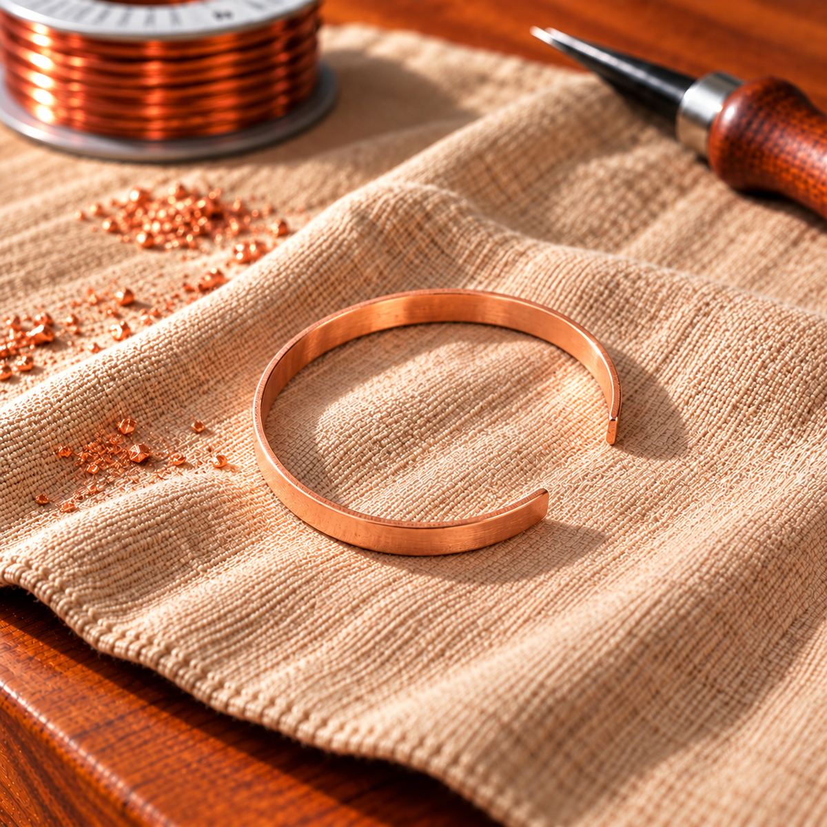 Copper Soul Smooth Bracelet