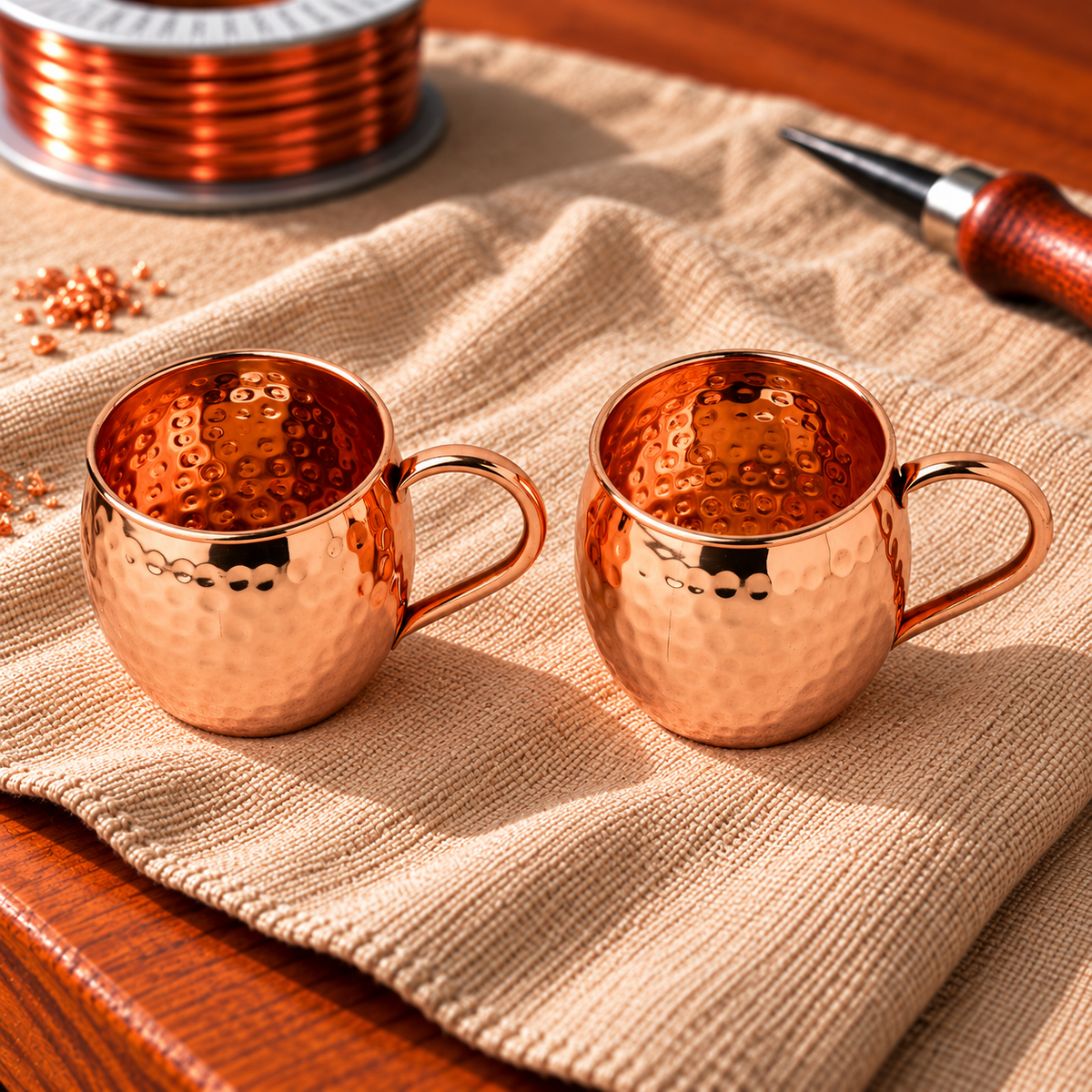 Copper Soul Moscow Mule Mugs – Set of 2