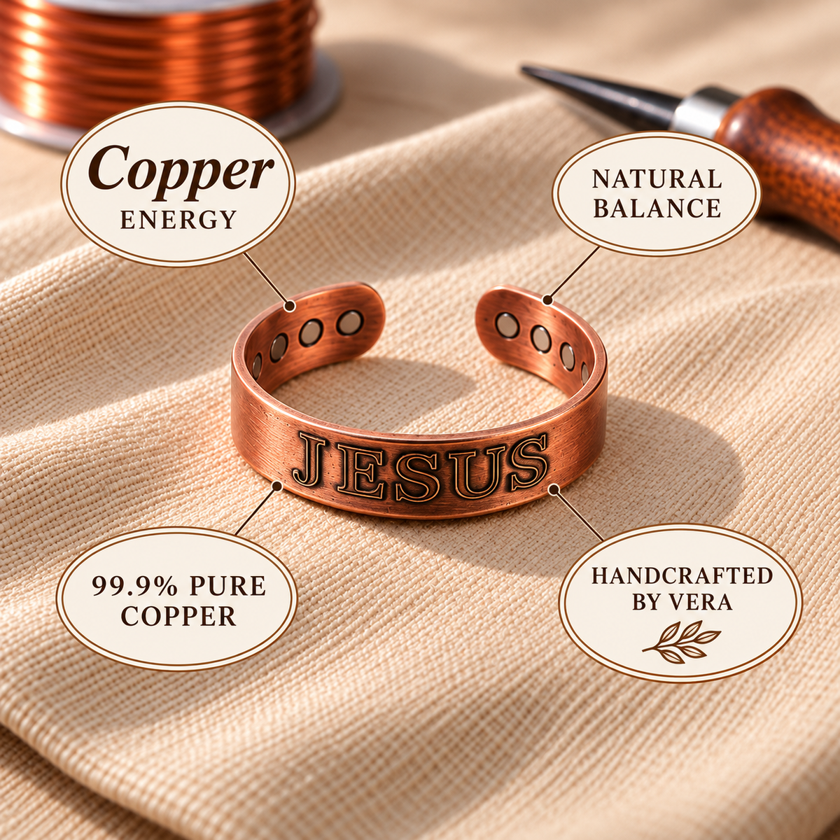 Copper Soul Grace Ring