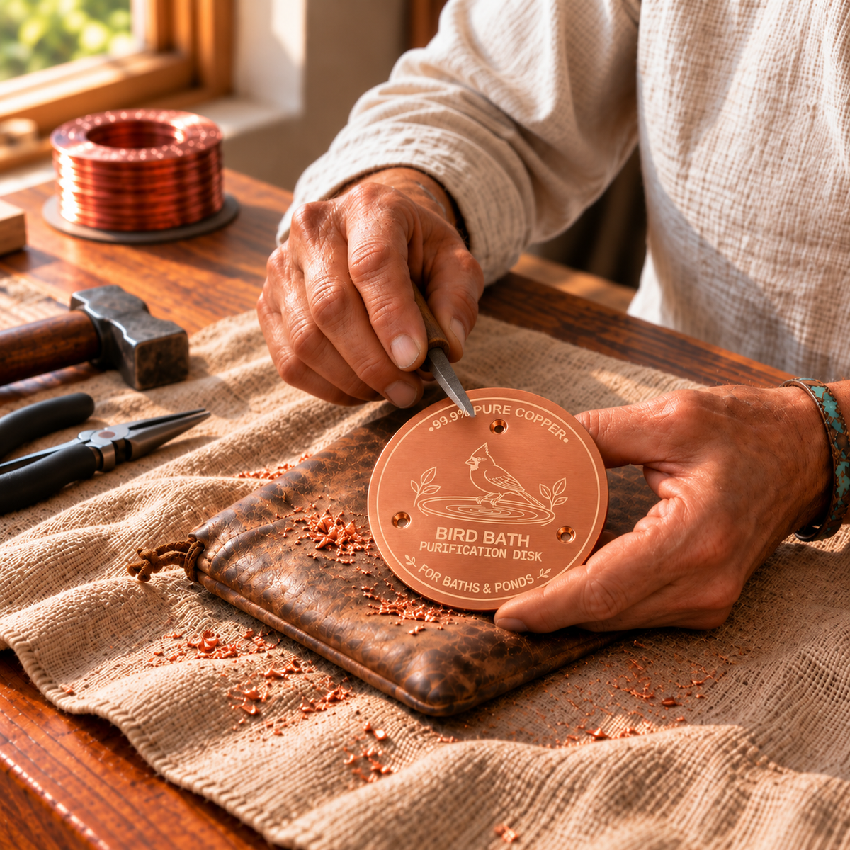Copper Soul Disc 99.9% – Copper