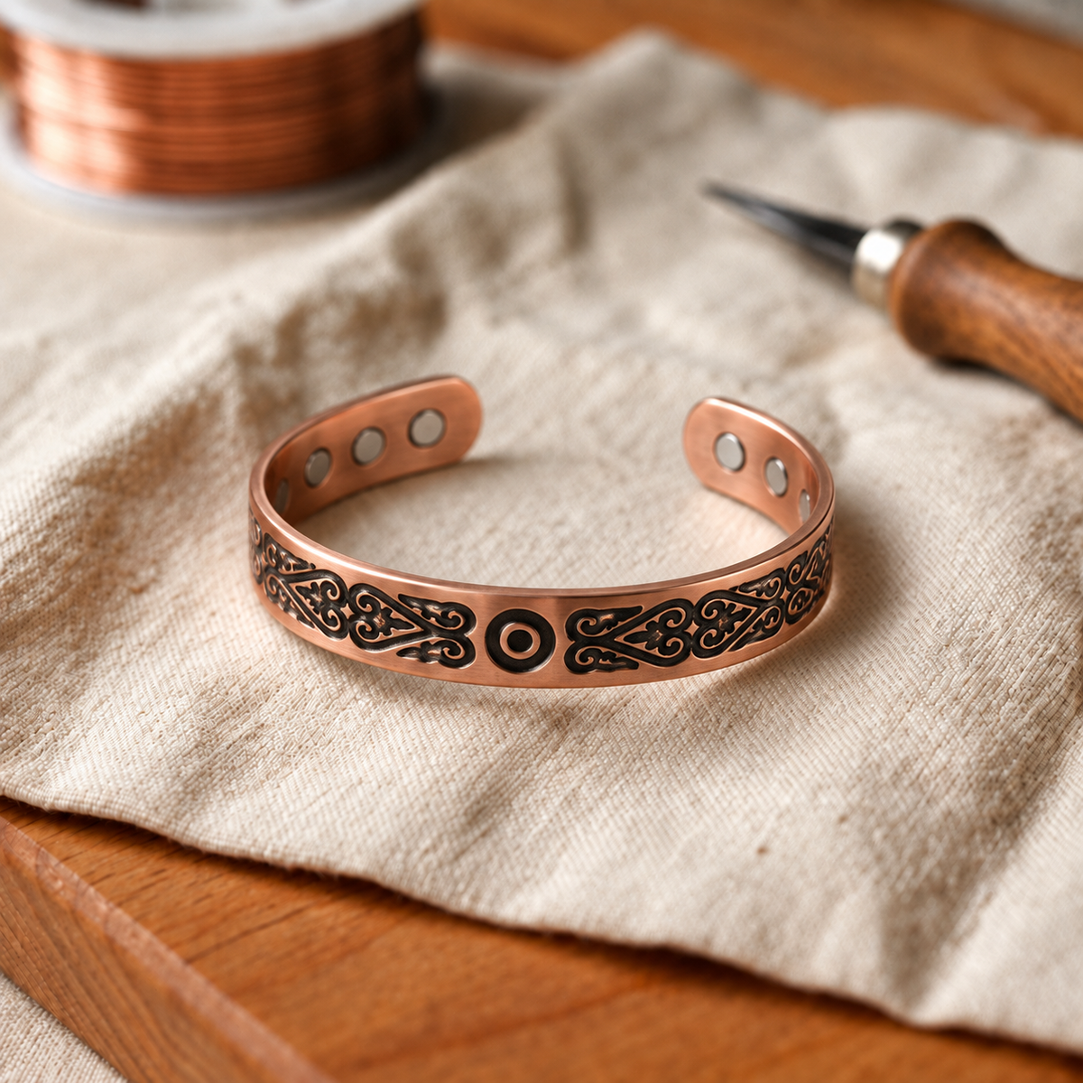 Copper Soul Verdigris Copper Bracelet
