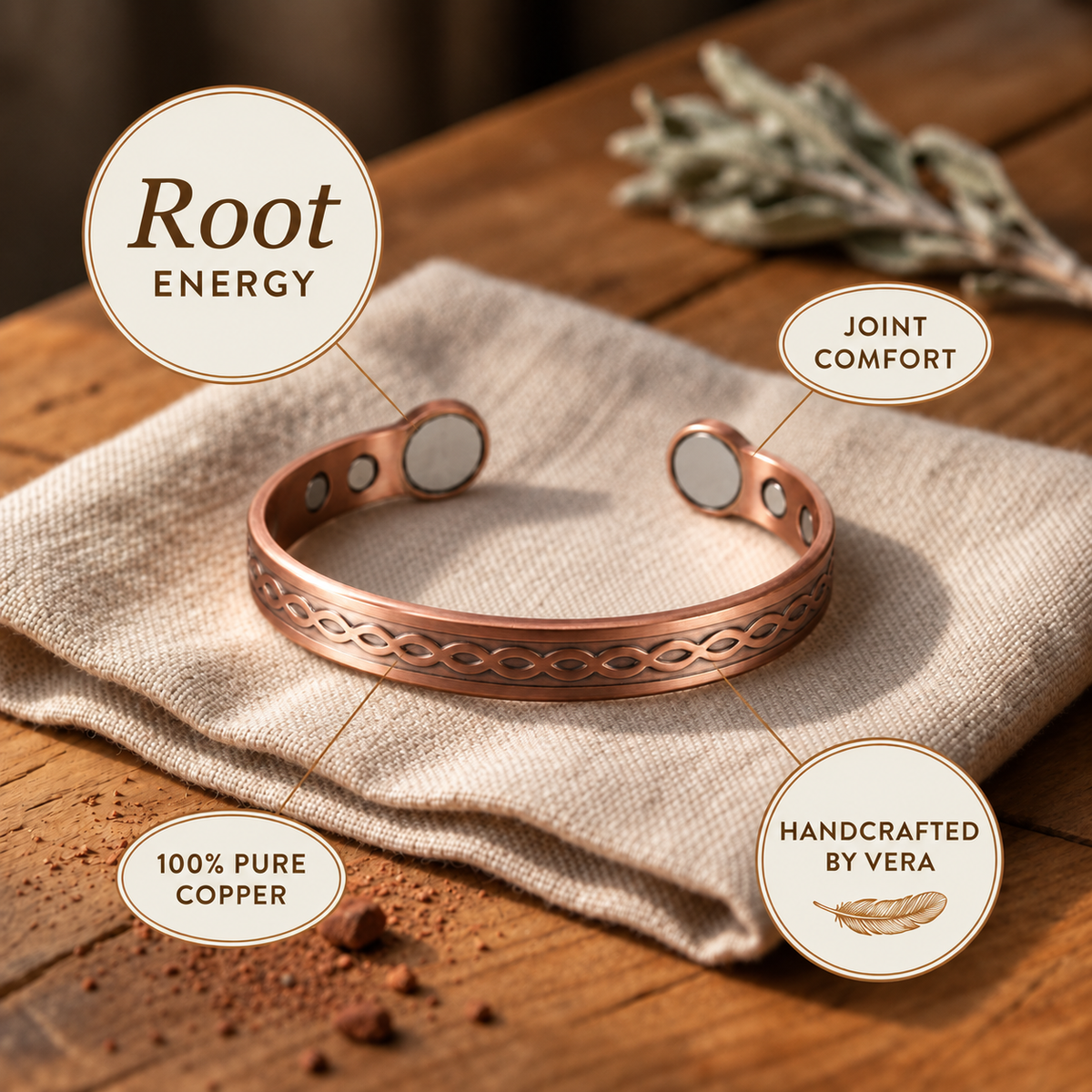 Copper Soul Sorrel Bracelet