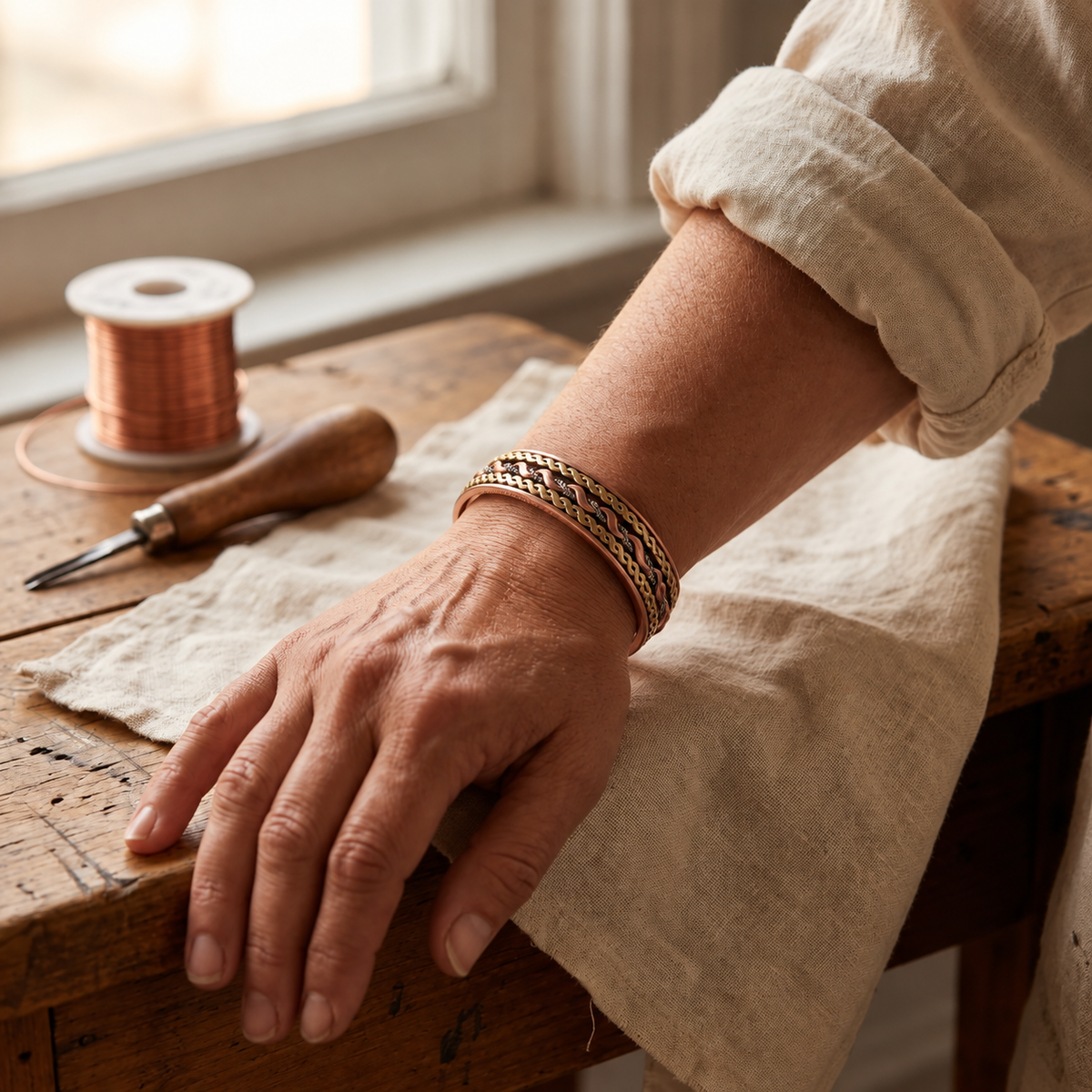 Copper Soul Patina Bracelet