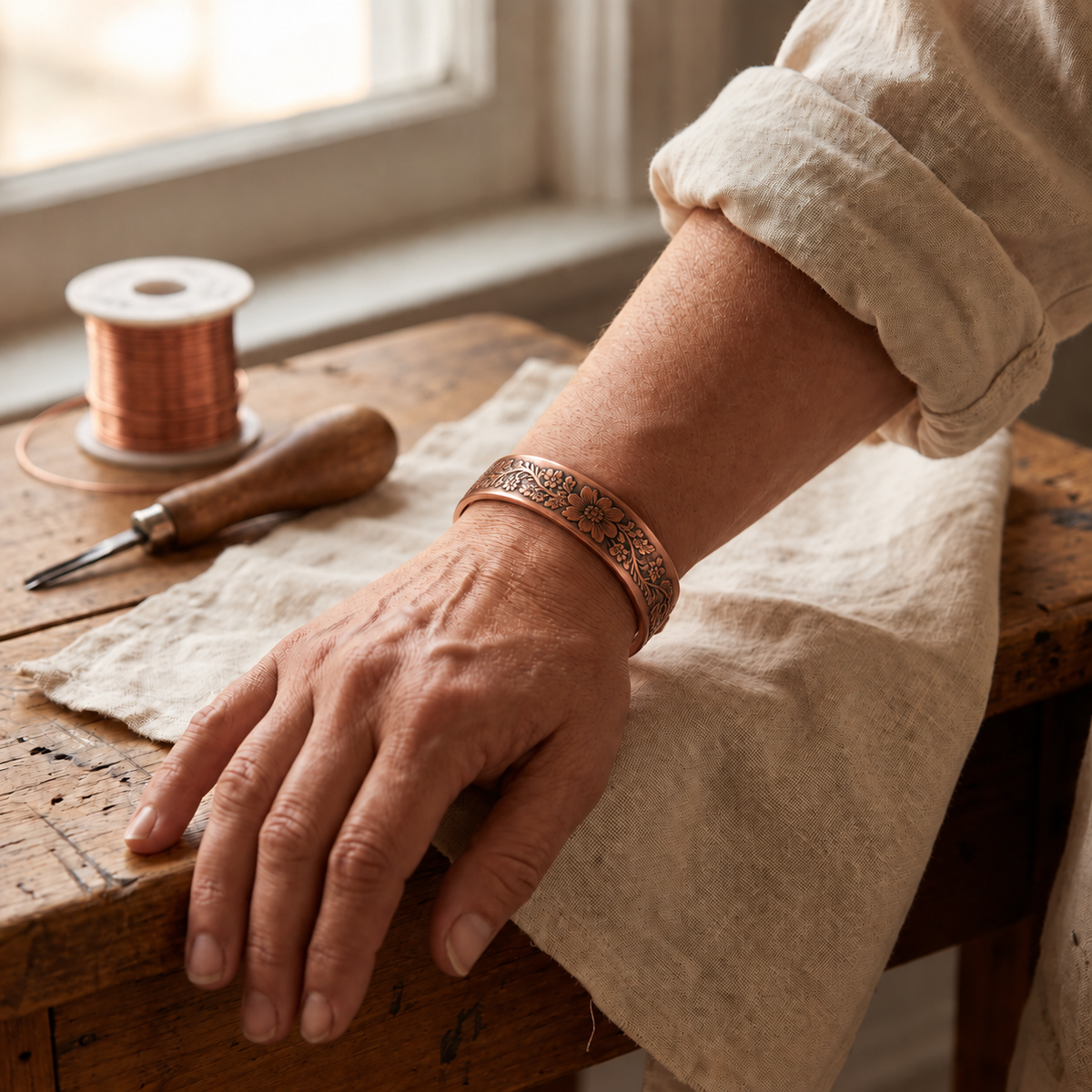 Copper Soul Cinder Copper Bracelet