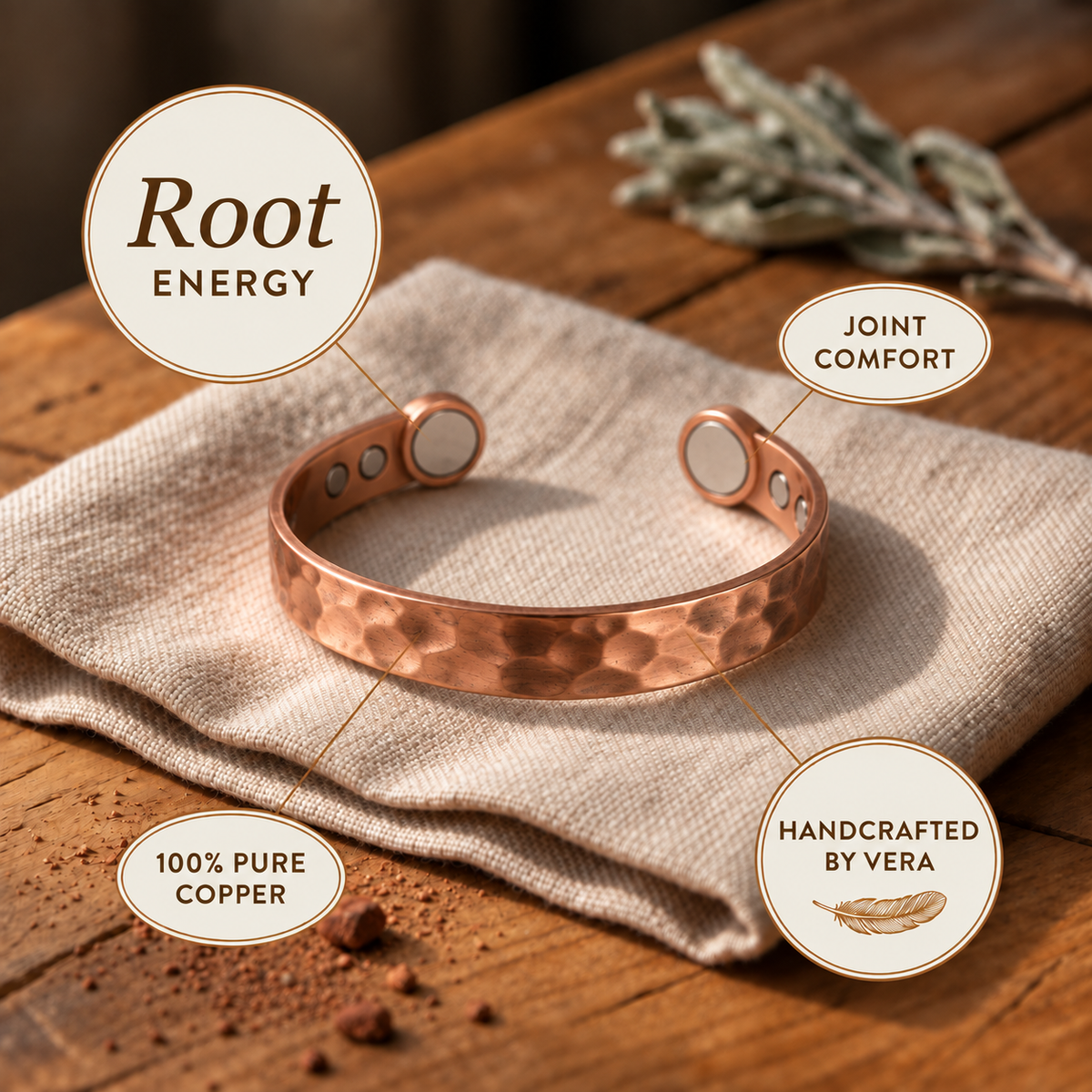Copper Soul Nettle Bracelet