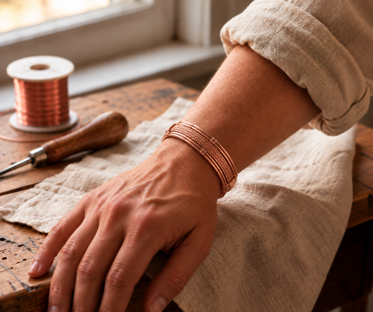 Copper Soul Thistle Bracelet