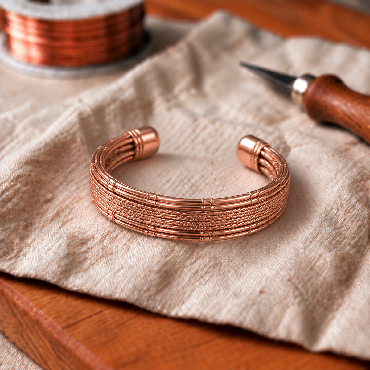 Copper Soul Thistle Bracelet