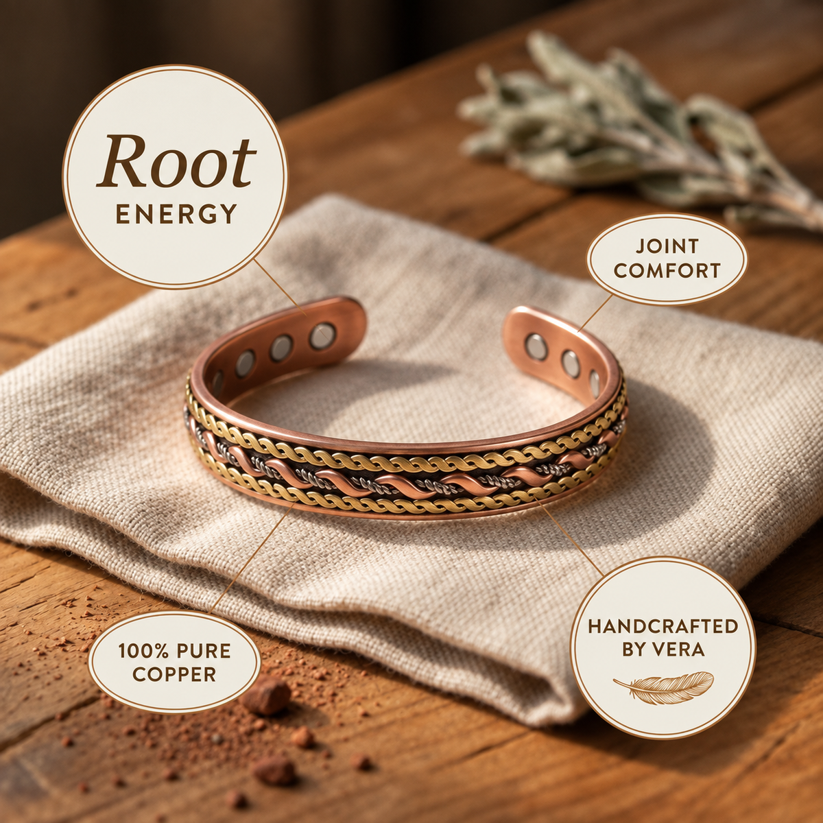 Copper Soul Patina Bracelet