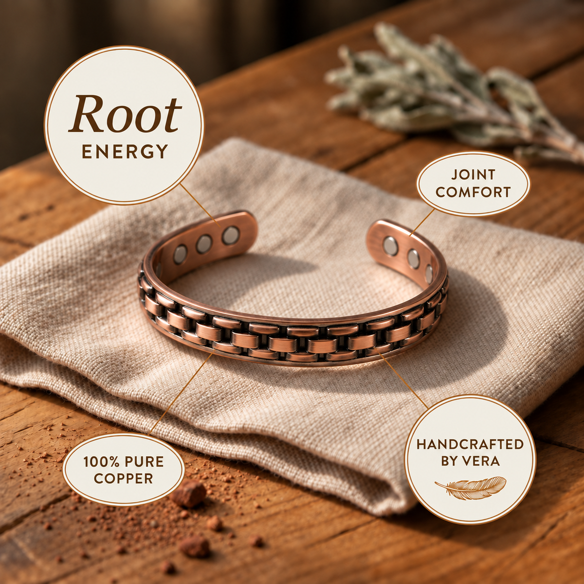 Copper Soul Wren Bracelet