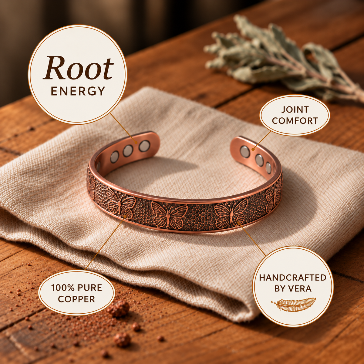 Copper Soul Shale Bracelet