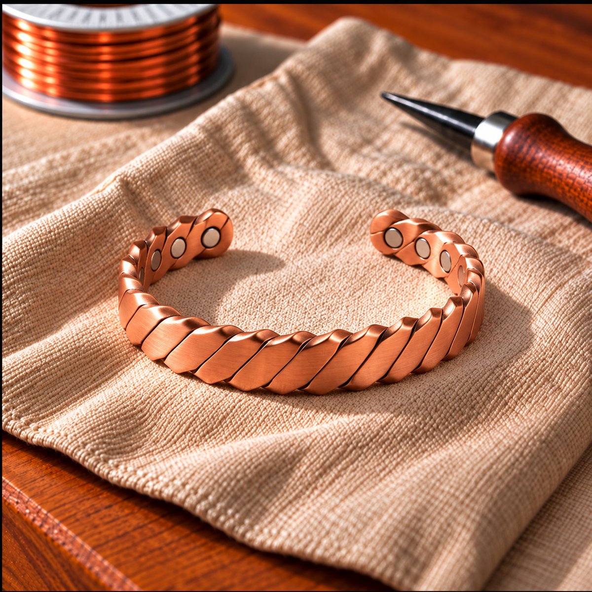 Copper Soul Helix Bracelet