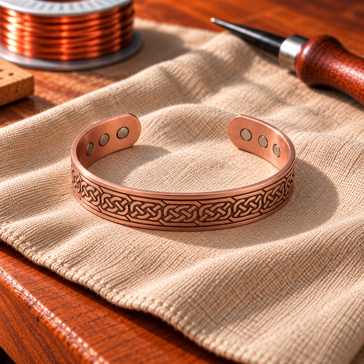 Copper Soul Magnetic Bracelet – Knot