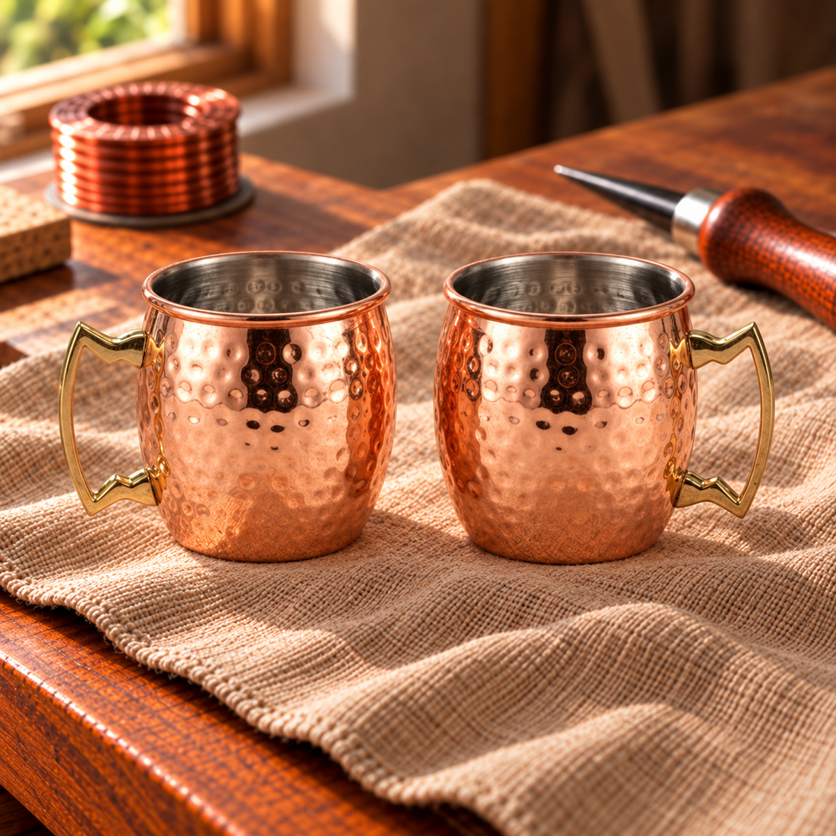 Copper Soul Coffee Shot Mugs – Set of 2