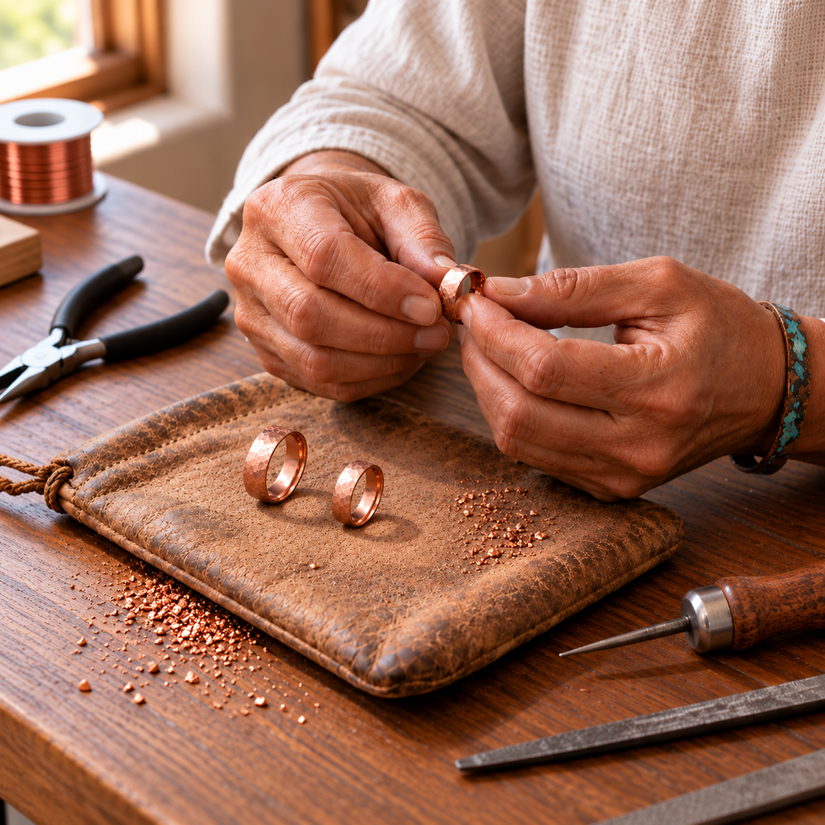 Copper Soul Dint Ring