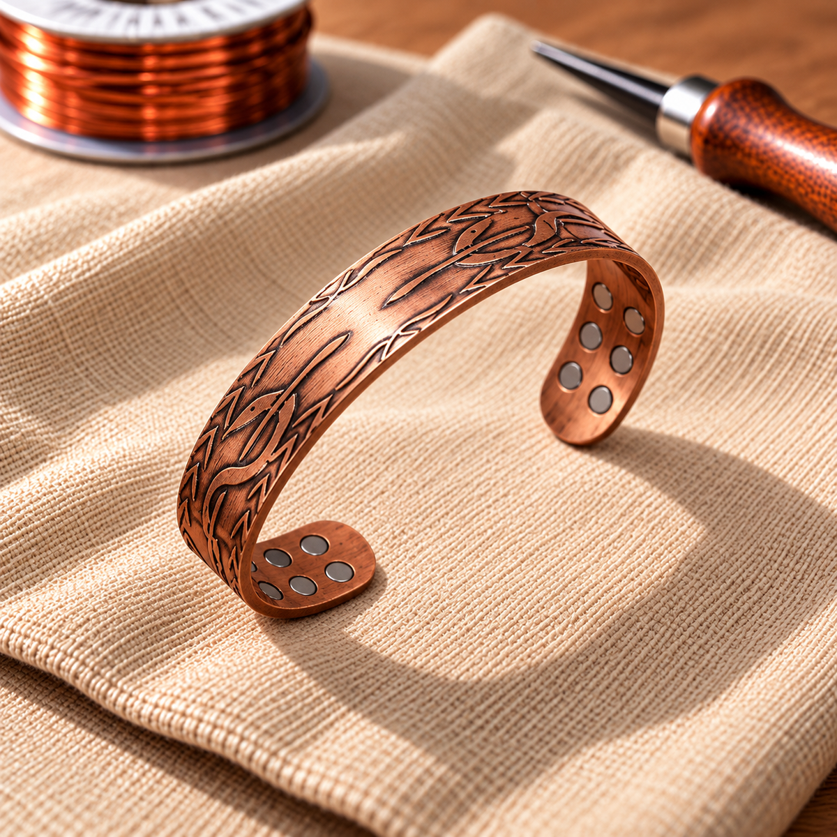 Copper Soul Frond Bracelet