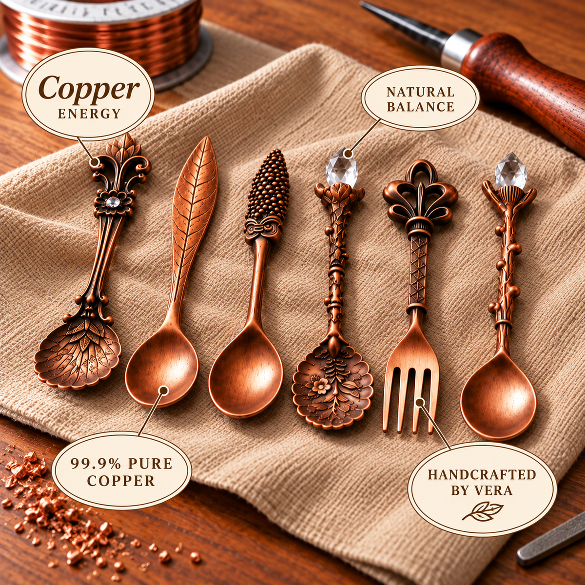 Copper Soul Cutlery Set