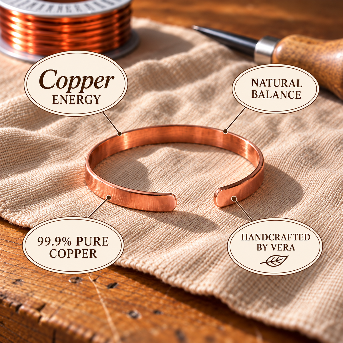 Copper Soul River Copper Bracelet